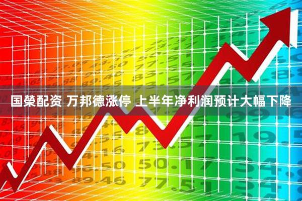 国榮配资 万邦德涨停 上半年净利润预计大幅下降