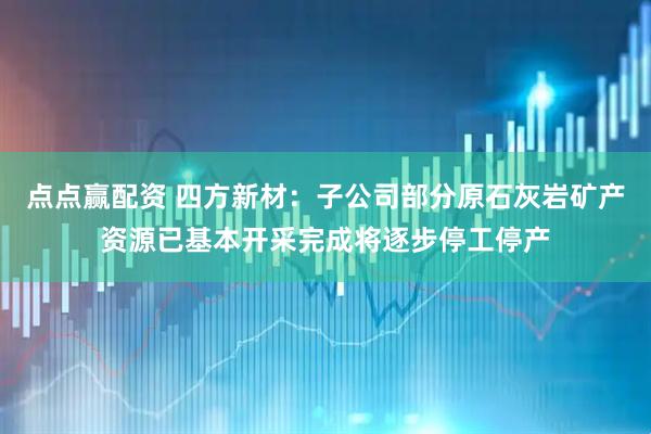 点点赢配资 四方新材：子公司部分原石灰岩矿产资源已基本开采完成将逐步停工停产